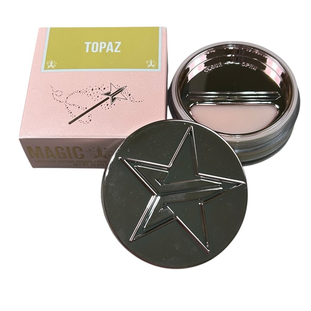Jeffree Star Topaz Luminous Fine Setting Powder For Neutral Undertones.